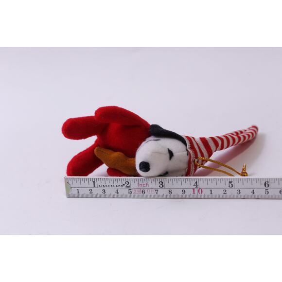 Peanuts, Snoopy, Soft Ornament, Red, Christmas, Vintage, Decor, ~ 251013-WH 1371 - Picture 3 of 3